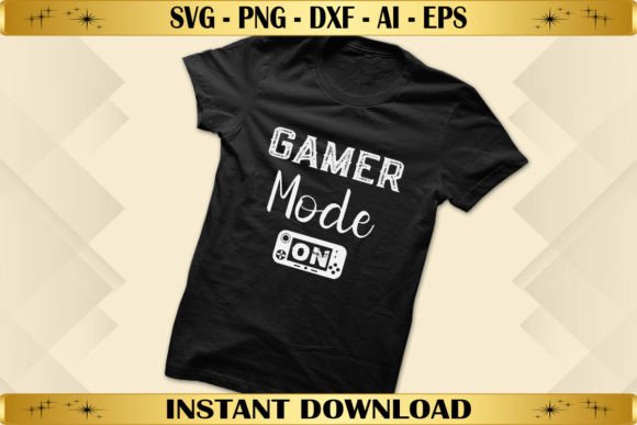 Gamer Mode On: Graphics for T-Shirt Designs
