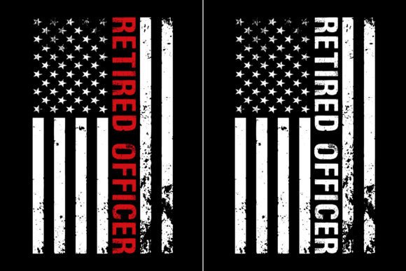 Retired Officer Design: Graphics for Authentic Local T-Shirt Designs