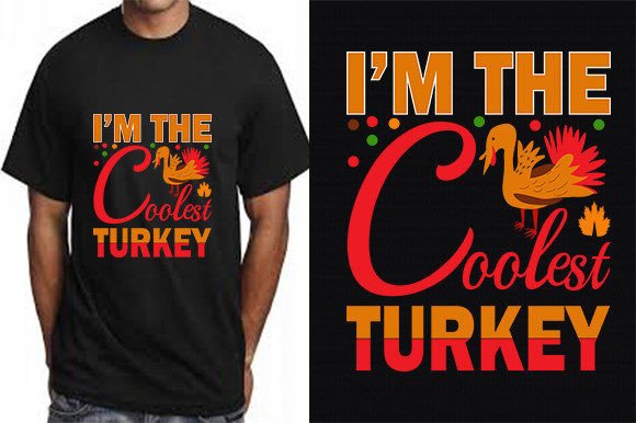 Thanksgiving T-Shirt Design Turkey Graphics